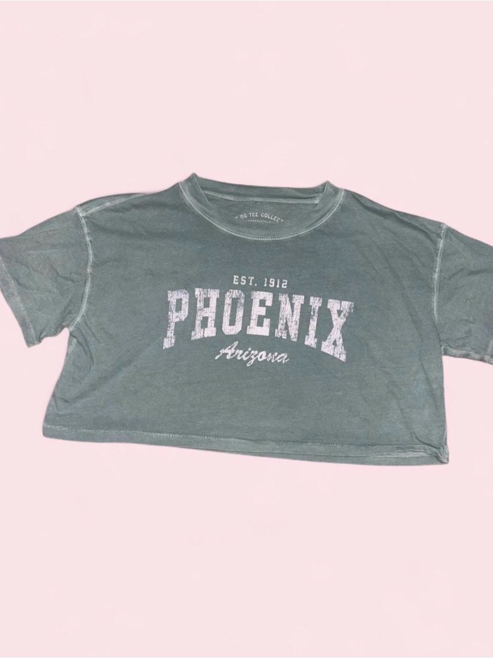 Aeropostale Green Phoenix Arizona Cropped Tee